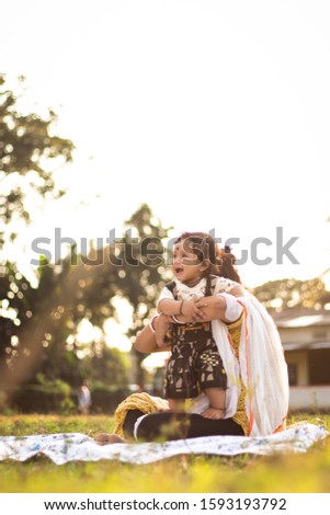 Adorable six month old child photoshoot for stock images