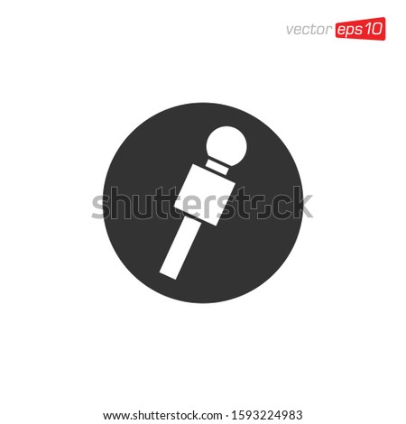 Microphone Icon Design Vector Template