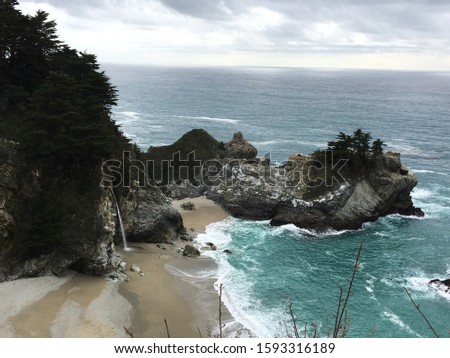 Raw picture of McWay falls