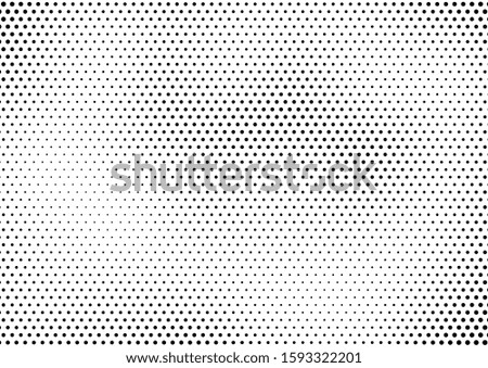 Dots Background. Black and White Overlay. Points Pattern. Grunge Backdrop. Vector illustration