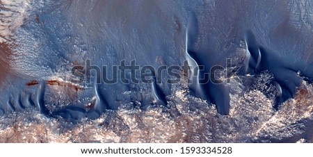 sea bottom fumaroles, abstract photography of the deserts of Africa from the air. aerial view of desert landscapes, Genre: Abstract Naturalism, from the abstract to the figurative, contemporary photo