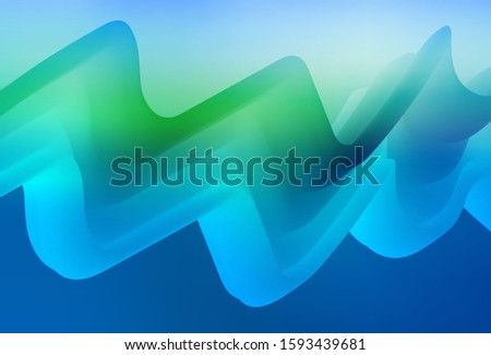 Light Blue, Green vector colorful abstract texture. Abstract colorful illustration with gradient. New style design for your brand book.