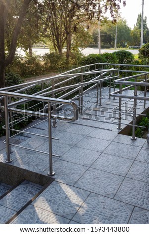 Ramp for wheelchairs and people with disabilities