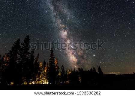 Milky Way Galaxy Wyoming summers 