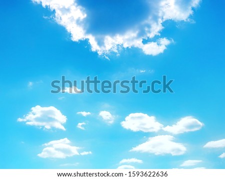 Natural sky beautiful blue and white texture background