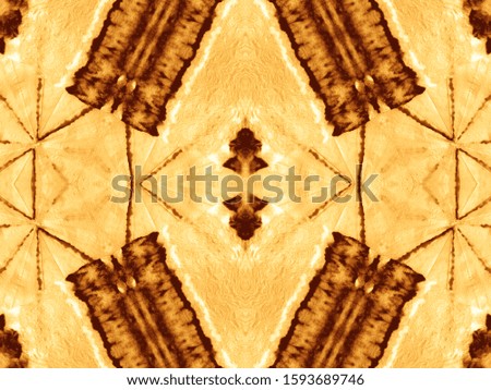 Ochre Geometric Repeat. Tie Dye Art. Yellow Abstract Texture. Bokeh Abstract Aquarelle. Tribal Oil Paper. Gold Modern Grunge. Rough Oil Ink. Bright Dirty Art Banner.
