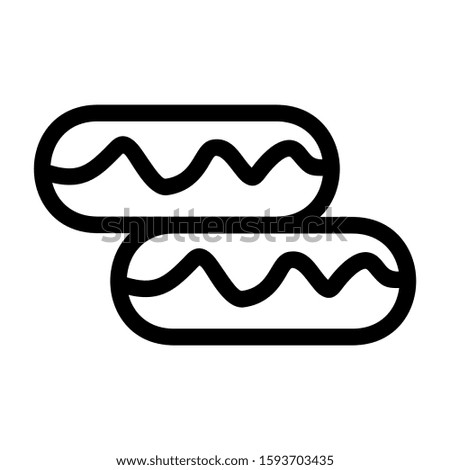 donut icon isolated sign symbol vector illustration - high quality black style vector icons
