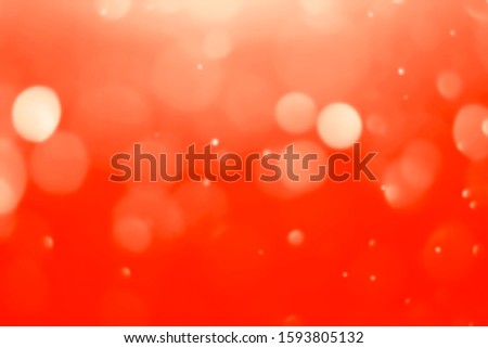 Red lava bokeh background with copy space The hottest color in 2020