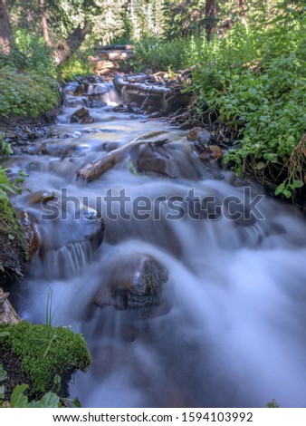 Colorado Rocky Mountain Stream Waterfalls