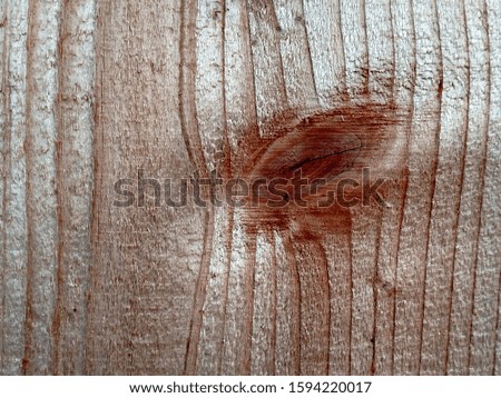 Macro shot showing details of wood knots and wood grain patterns in an outdoor wood fence 