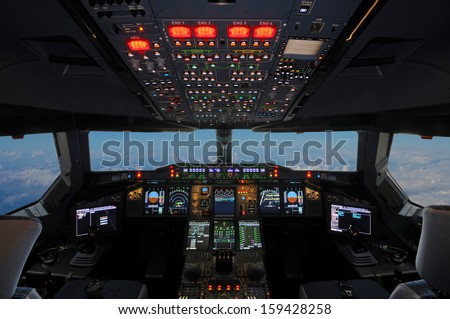 cockpit Royalty-Free Stock Photo #159428258
