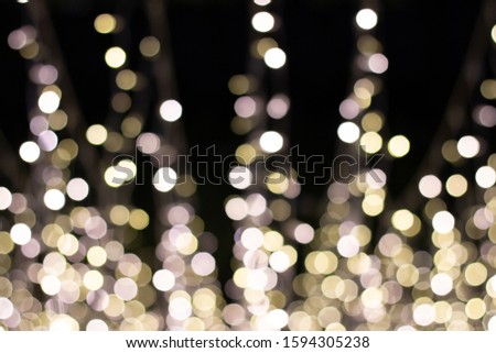 Gold abstract blurred bokeh background for card, background or wallpaper
