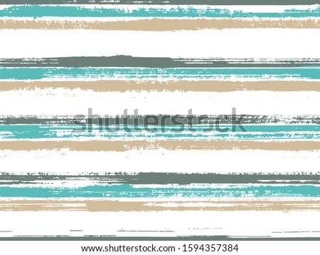 Stripes geometric textile seamless vector pattern. Ink paint lines textured background. Geometric casual print design for textile with stripes. Original decor lines pattern. Trendy colors design.