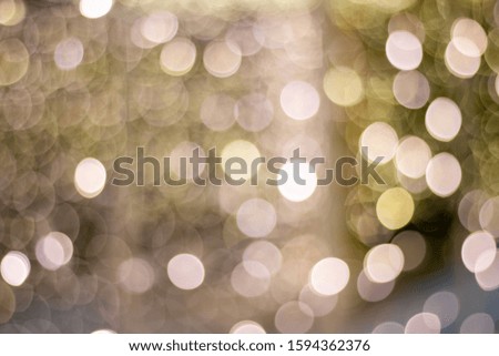 Golden glitter Christmas light blurred background