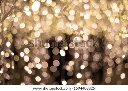 Gold glitter blurred background pattern