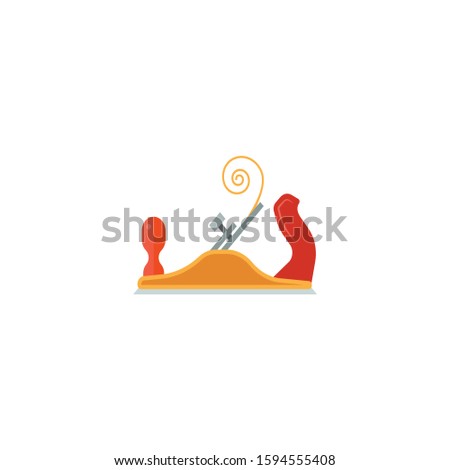  carpenter tool isolated flat icon Vector