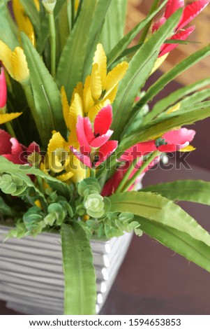 Artificial flower colorful for decoration