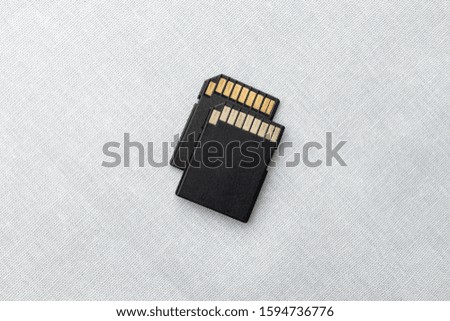 Black Memory Cards with Pictures
