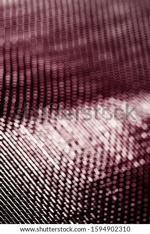 metal mesh texture background, material pattern, pink gradient diagonal