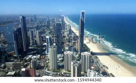 Gold Coast in summer, Queensland, Australia