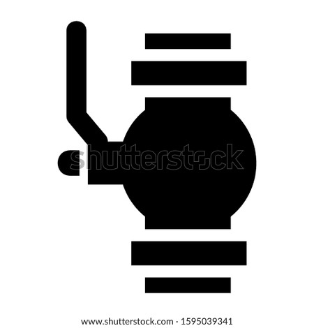 valve icon isolated sign symbol vector illustration - high quality black style vector icons
