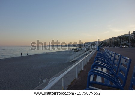 Shot at Promenade des Anglais Beach in Nice, France on May 12th.