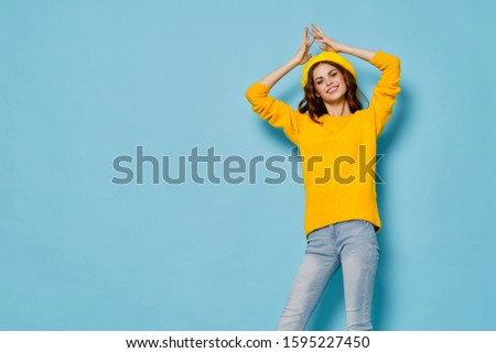 woman young girl in jeans 