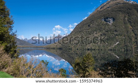 Water Reflection With Mountain Scenery