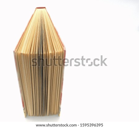 
Old book with a white background