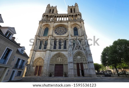 The medieval Collegiate Church of Our Lady of Mantes is a large Catholic church constructed between 1155 and 1350 in the small town of Mantes-la-Jolie, about 50 km west of Paris, France.
