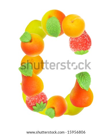 alphabet from fruit, the letter   C?