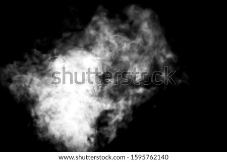 Smoke of various shapes can be used for various decorative work.
