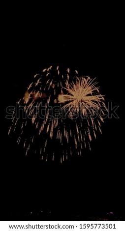 Fireworks from Ocean Isle Beach, NC. Fourth of July.