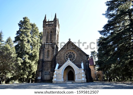 Beautiful picture of nainital church