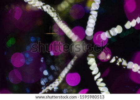 colorful bokeh in the background