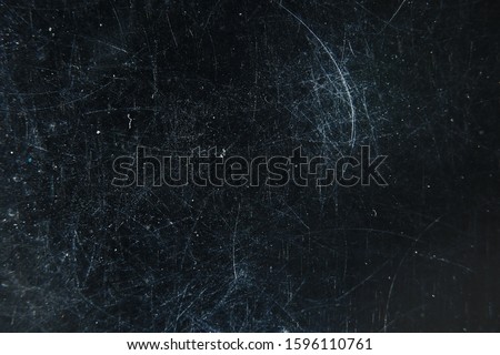 noise black background overlay / abstract film noise, black texture, white scratches Royalty-Free Stock Photo #1596110761
