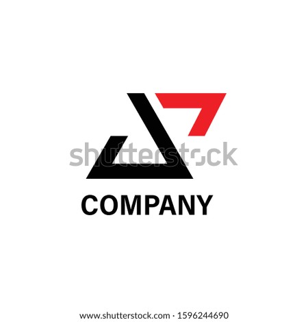 AS initial letters logo vector inspiration