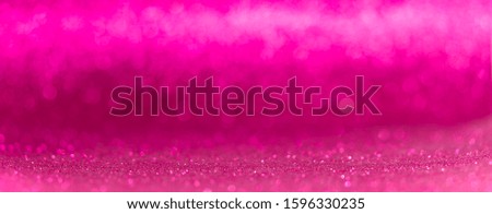 Panoramic pink glitter abstract background