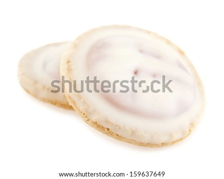 cookie on a white background. picture from series.