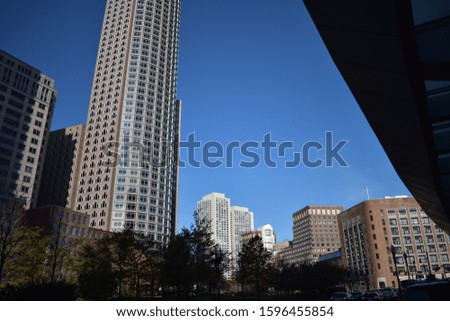 Street and buildings of Boston,USA