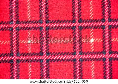 Red square fabric patern background 