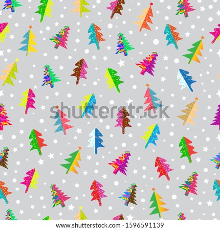 winter seamless pattern and background. 