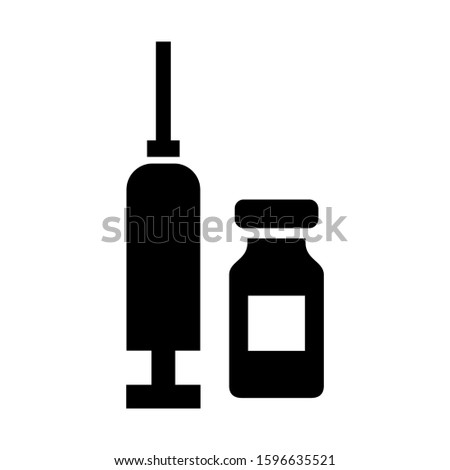 injection icon isolated sign symbol vector illustration - high quality black style vector icons
