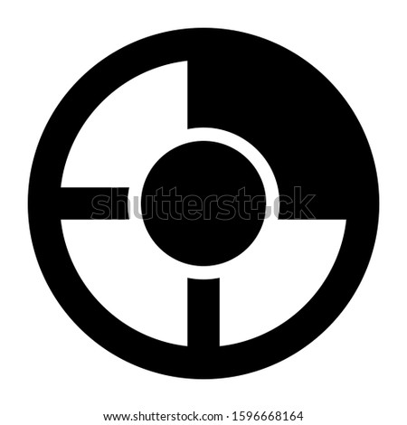 pie chart icon isolated sign symbol vector illustration - high quality black style vector icons
