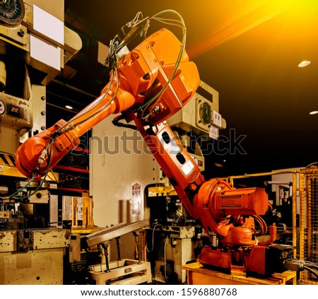 Robotics in large factories are running high-tech