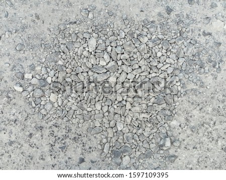crack concrete floor of road texture