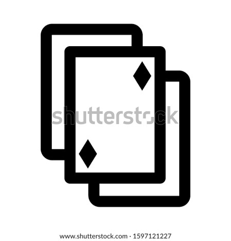 ace of diamonds icon isolated sign symbol vector illustration - high quality black style vector icons

