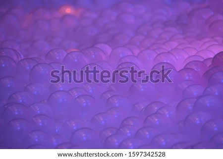 scenery background of the bubble balls shape