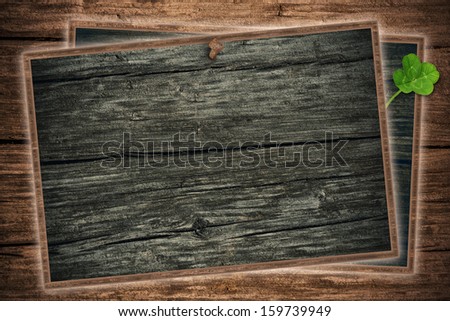 Blank blackboard with free space