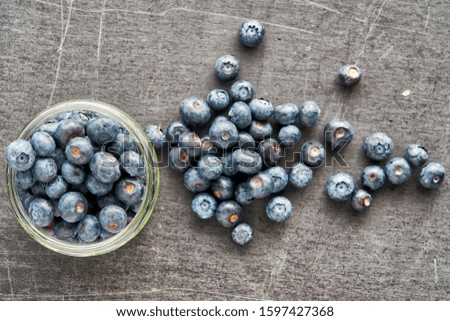    Blueberries are simply very healthy and delicious                            